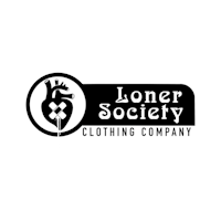 the logo for loner society clothing company