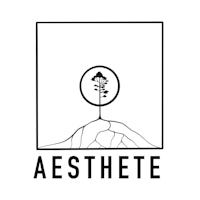 the logo for ashete, with a tree on top of a mountain