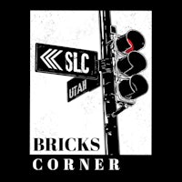 bricks corner t-shirt by slc utah's artist shop