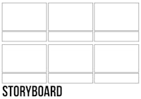 a storyboard template with the word storyboard on it